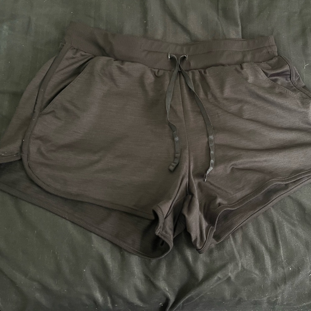 Women’s Black Drawstring Lounge Shorts